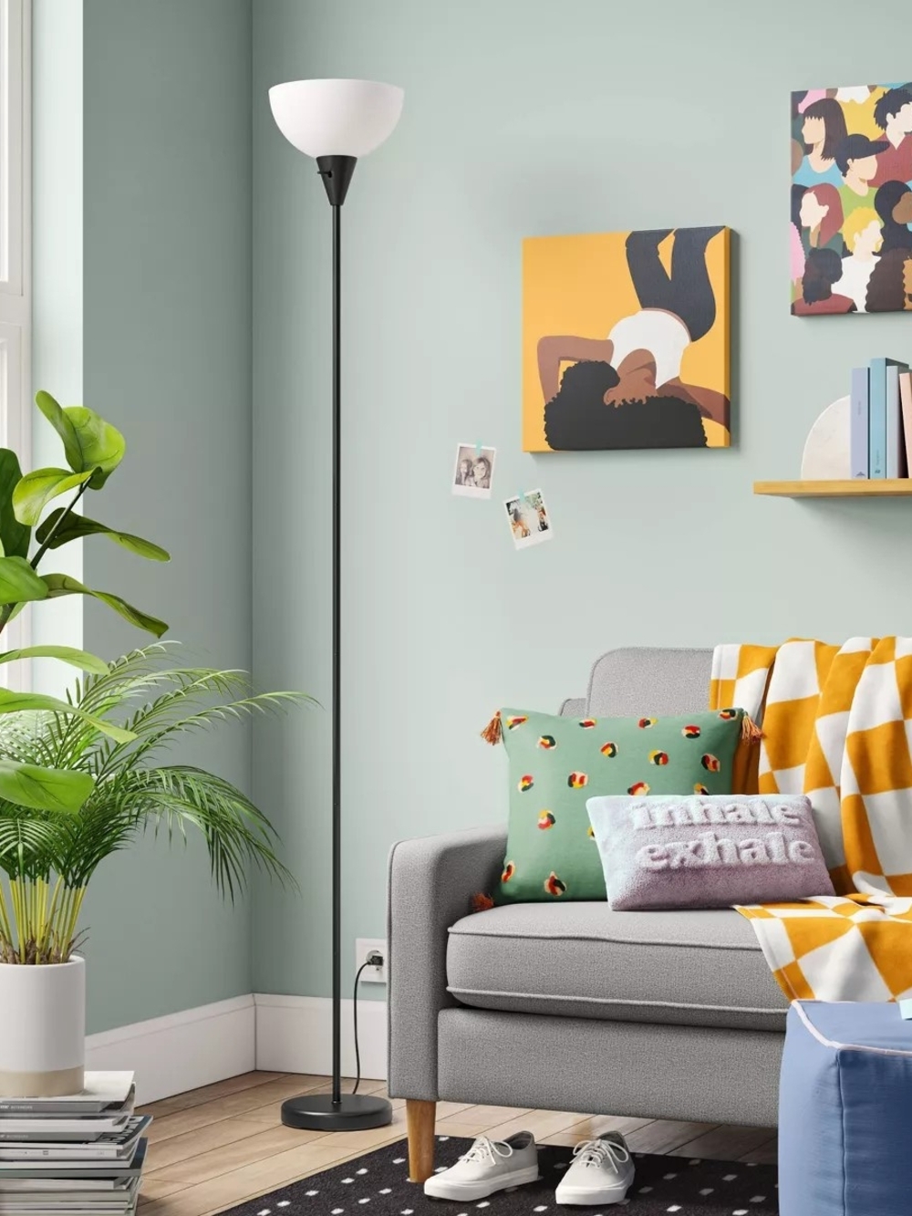Room Essentials Black Floor Lamp